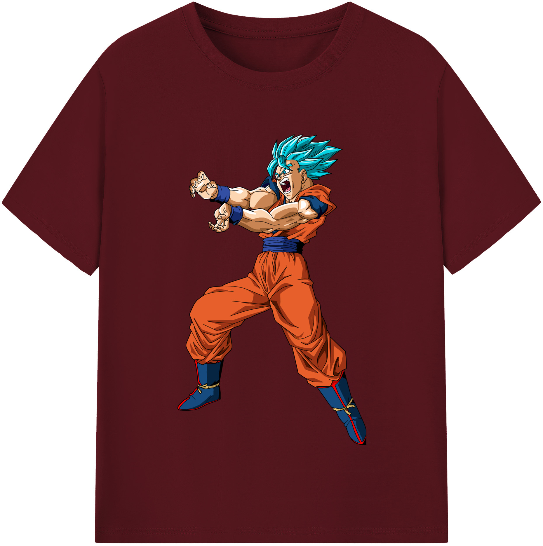 （画像用） ドラゴンボール 孫悟空（そん ごくう）Son Goku カカロット DRAGON BALL Kakarotto 綿100％半袖Tシャツ（フロントプリント）